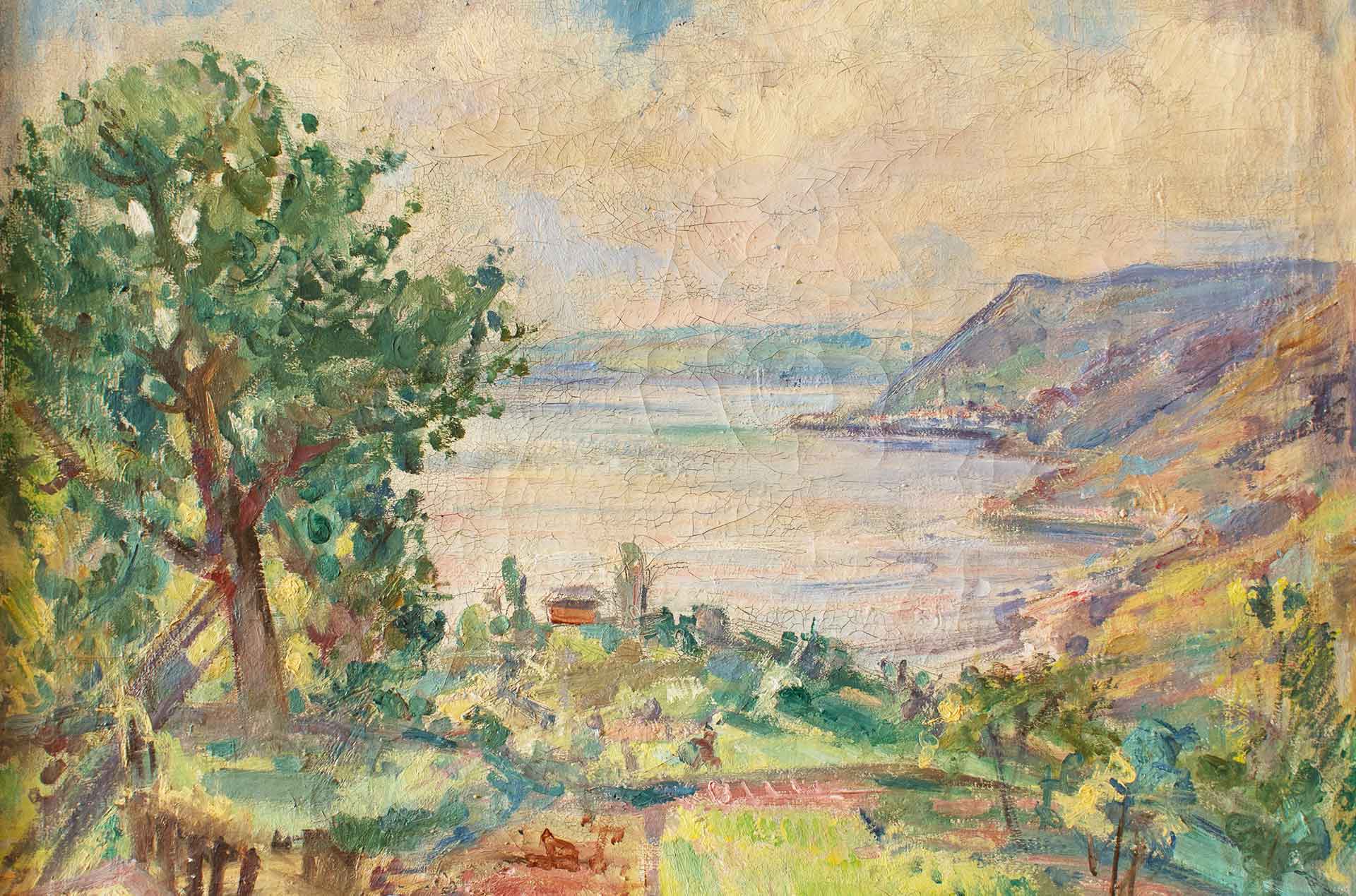 Überlinger Künstler August Schwarz, Ausstellung seiner Werke im Gallerturm